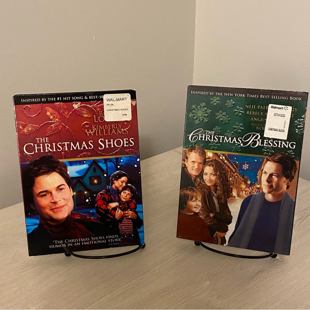 Rob Lowe Christmas DVD Lot – Christmas Shoes & Blessing – Holiday Drama – Good